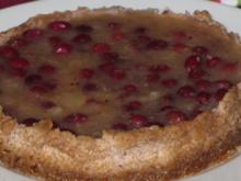Apfel-Cranberry Kuchen ohne backen - Rezept