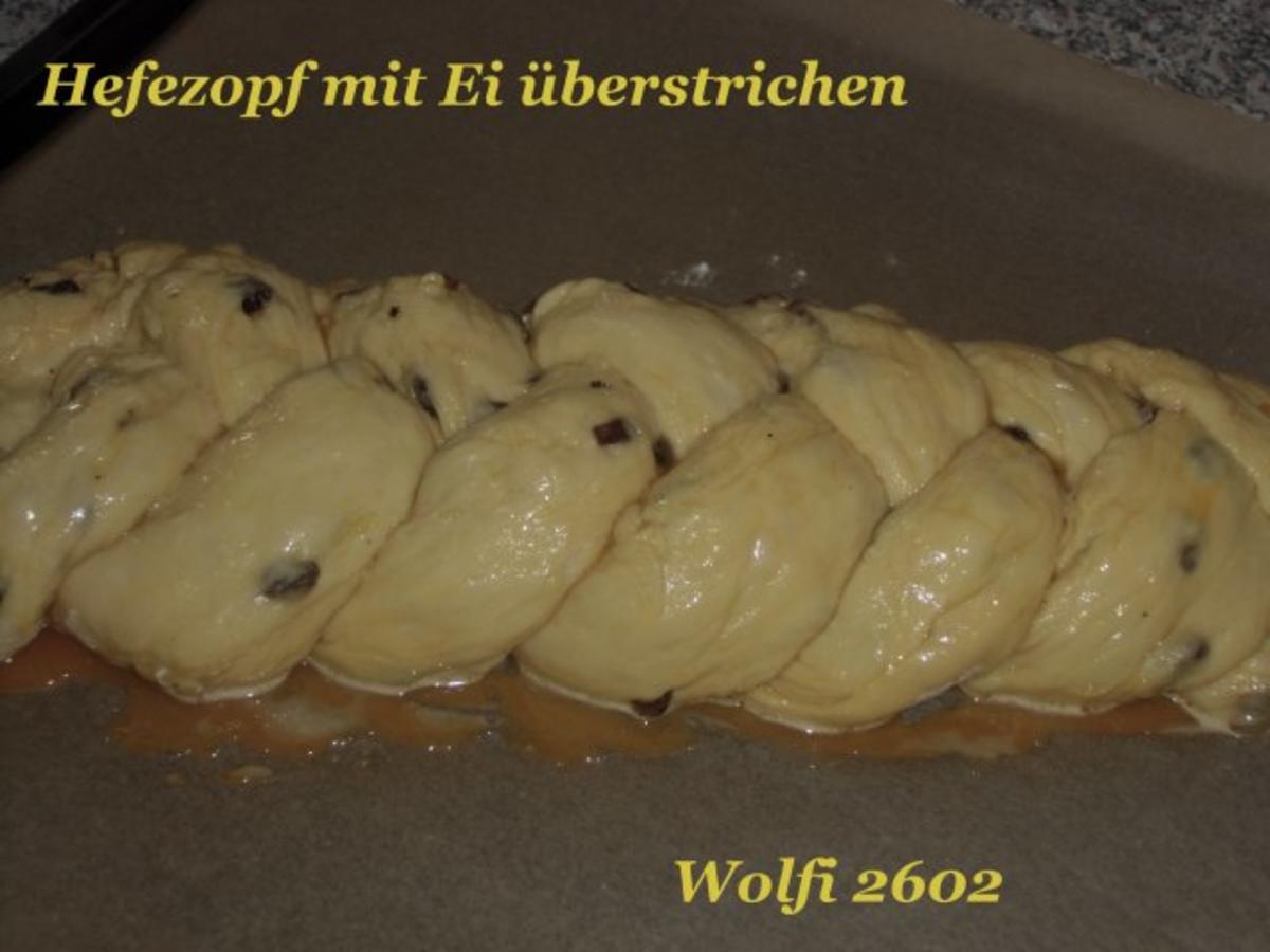 Kuchen : Hefezopf mit Rosinen - Rezept - Bild Nr. 4