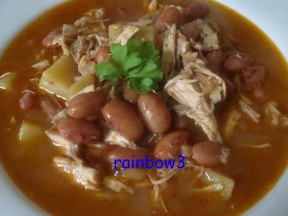 Rezept: Kochen: Wachtelbohnen-Hühner-Eintopf Kochen: Wachtelbohnen-Hühner-Eintopf - Rezept