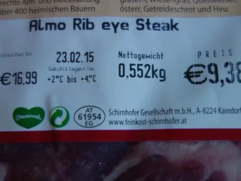 Rib eye Steak vom Almochs - Rezept - Bild Nr. 3