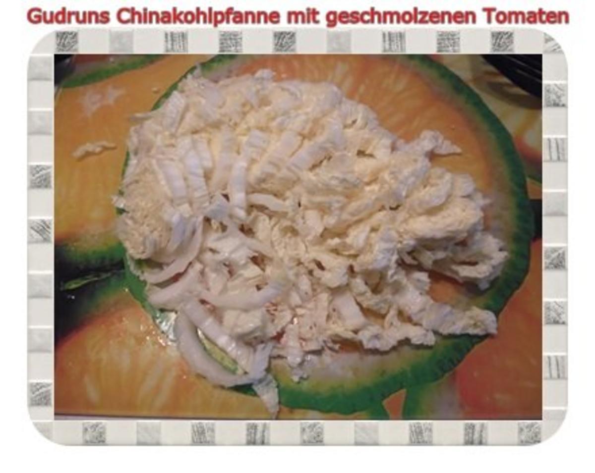 Gemüse: Chinakohlpfanne mit geschmolzenen Cherrytomaten - Rezept - Bild Nr. 5