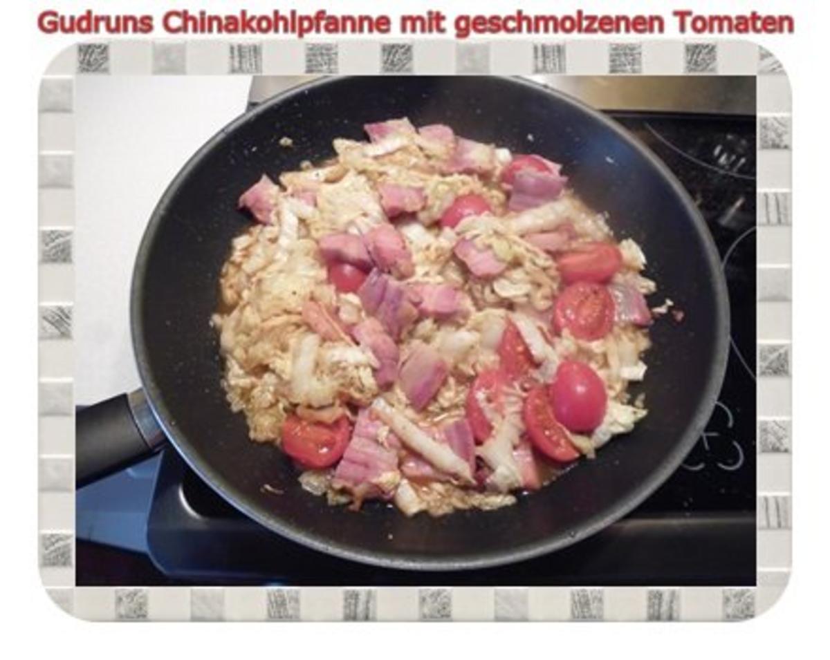 Gemüse: Chinakohlpfanne mit geschmolzenen Cherrytomaten - Rezept - Bild Nr. 9