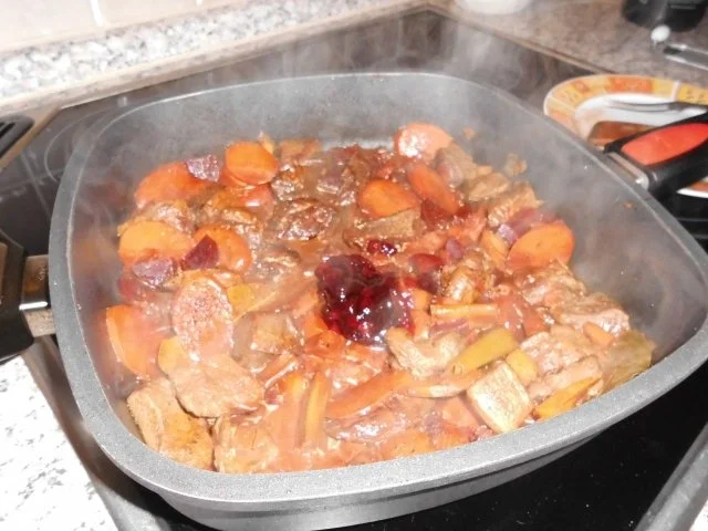 Rezept: Feines Hirschragout mit süßer Pfeffersoße>> Bild Nr. 6 Feines Hirschragout mit süßer Pfeffersoße>> - Rezept - Bild Nr. 6