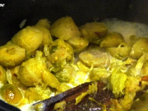 Parmesan-Rosenkohl mit Hähnchenschenkeln - Rezept - Bild Nr. 11