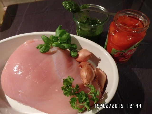 Rezept: Putenbraten Pesto Bild Nr. 4 Putenbraten Pesto - Rezept - Bild Nr. 4