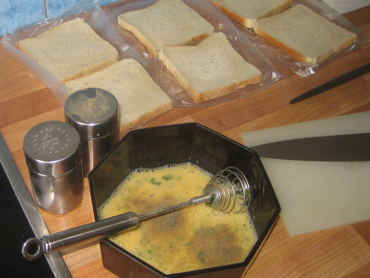 Tapas – Torrijas jamon y queso - Arme Ritter herzhaft pikant a’la Manfred - Rezept - Bild Nr. 4236