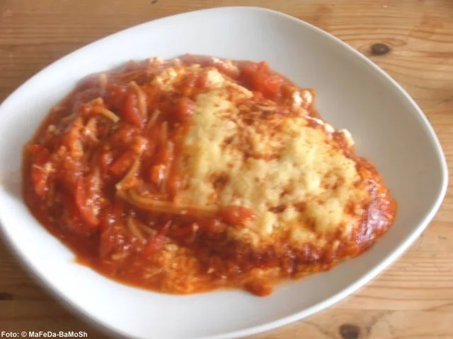 Rezept: Spaghetti-Auflauf Bild Nr. 2 Spaghetti-Auflauf - Rezept - Bild Nr. 2