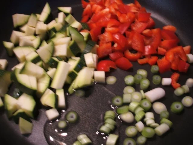 Rezept: Auflauf: Lachs-Gemüse-Auflauf Bild Nr. 3 Auflauf: Lachs-Gemüse-Auflauf - Rezept - Bild Nr. 3