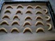 Vanillekipferl, ergibt ca 40 St. - je nach geformter Größe - Rezept