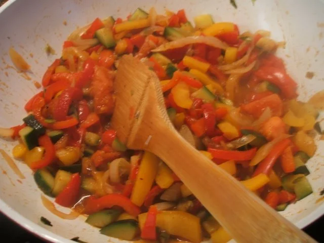 Geflügel: Entenbrust-Geschnetzeltes auf mediterranem Gemüse - Rezept - Bild Nr. 7