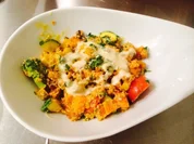 Schmorpfanne mit Süßkartoffeln und Tofu Rosso - Rezept