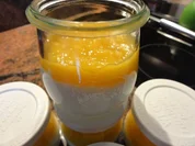 Dessert:  SAHNE - JOGHURT mit Mangosauce - Rezept