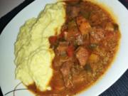 Irish Stew mit Polenta-Kartoffelpüree - Rezept