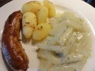 Gemüse:   KOHLRABISTIFTE in Sahne-Dill-Sauce - Rezept