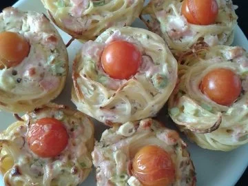 Spaghetti-Muffins - Rezept - Bild Nr. 2