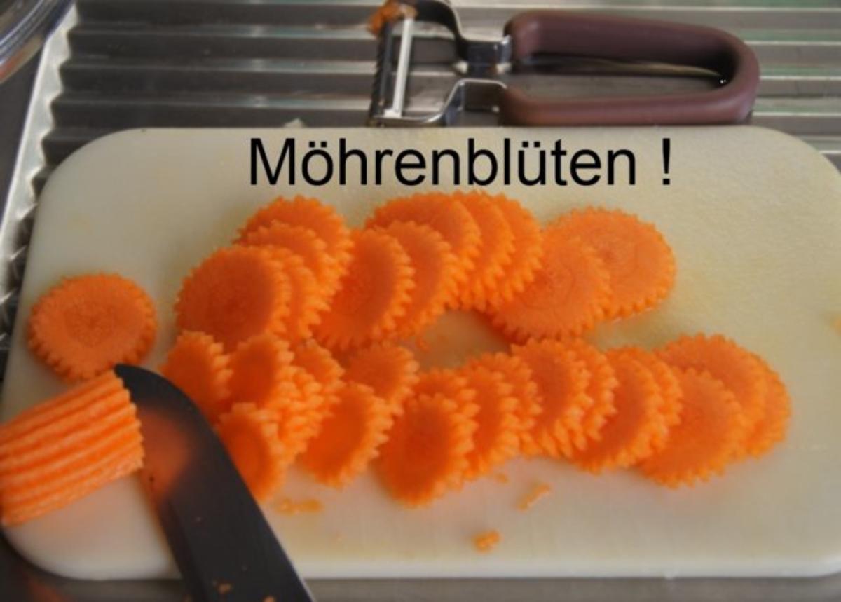 Regenbogen-Forelle mit Gemüse und Erbsen-Kartoffelstampf - Rezept - Bild Nr. 4