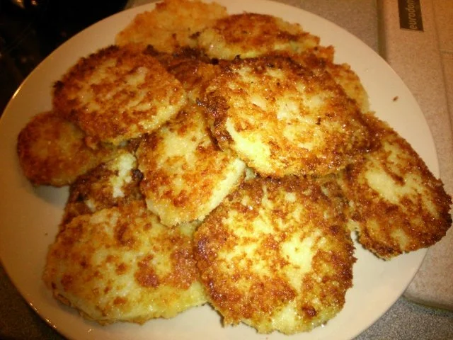 Rezept: Kohlrabischnitzel mit Schnittlauchquark Bild Nr. 2 Kohlrabischnitzel mit Schnittlauchquark - Rezept - Bild Nr. 2