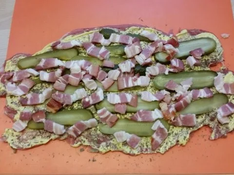 Gefülltes Schweinefilet im Blätterteig mit Bratkartoffeln - Rezept - Bild Nr. 4