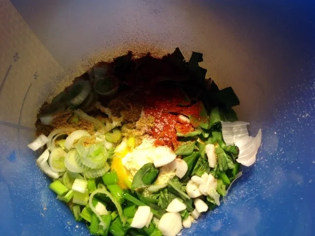 Maisfladen und ein Nuss-Chili-Dip - Rezept - Bild Nr. 6