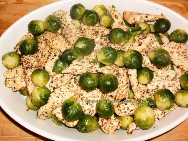 Rosenkohl-Puten -Gratin mit Ricotta - Rezept - Bild Nr. 4