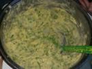Beilagen : Kartoffelpüree in geselschaft mit Knoblauch und grünen Erbsen - Rezept