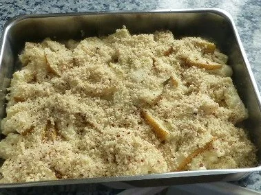 Nudelauflauf mit Birne und Gorgonzola - Rezept - Bild Nr. 6