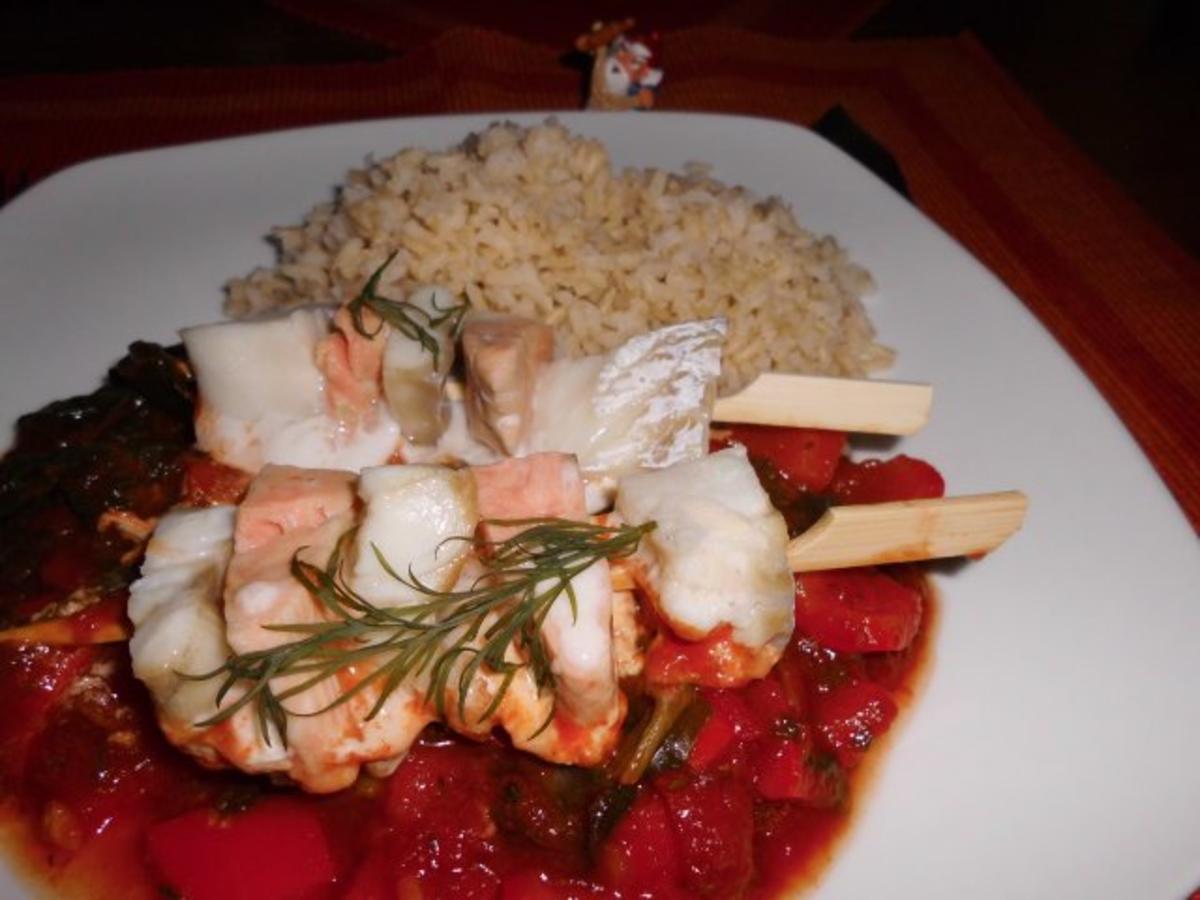 Fischspieße TriColor &amp;gt;&amp;gt; - schnell &amp; einfach - von Tolotika