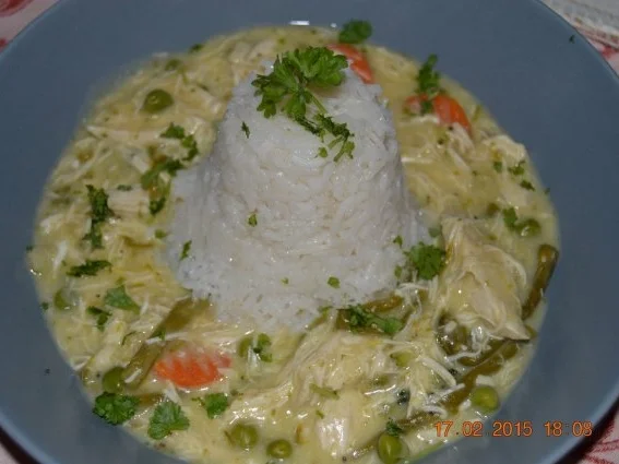 Rezept: Hühnerfrikassee Bild Nr. 2 Hühnerfrikassee - Rezept - Bild Nr. 2