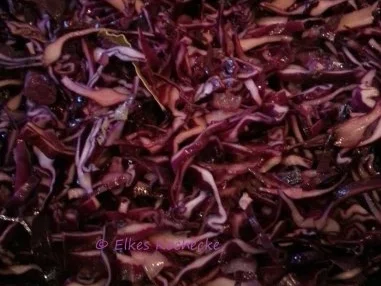 Rotkohlrisotto mit Würstchen - Rezept - Bild Nr. 2