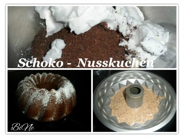 BiNe` S SCHOKO - NUSSKUCHEN - Rezept
