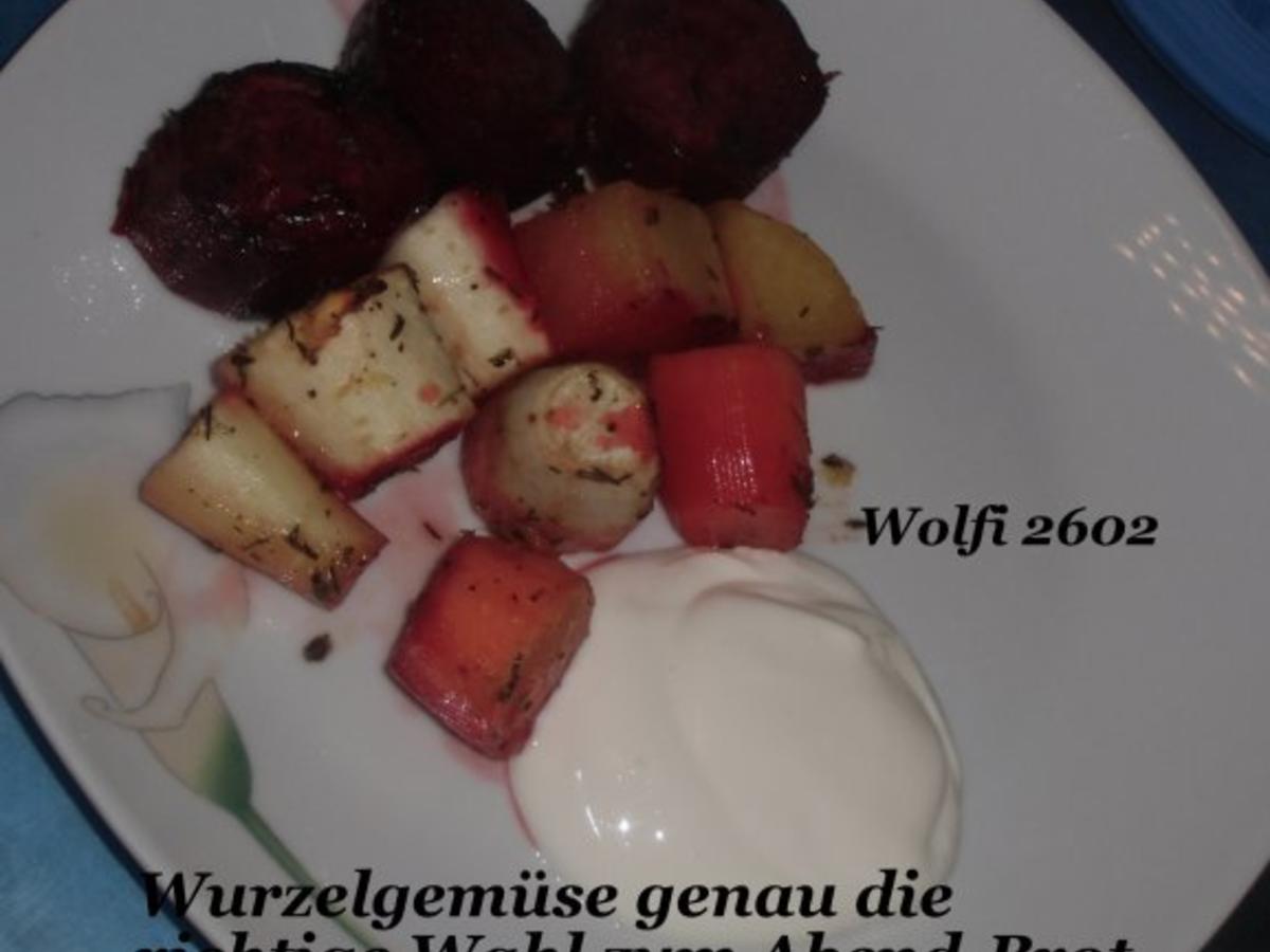 Gemüse Ofengebackenes Gemüse Pastinake Karotte Rote Beete