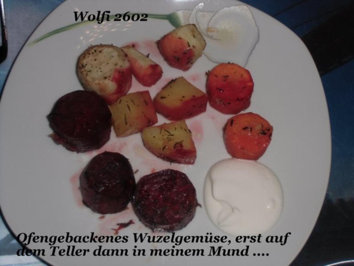 Gemüse : Ofengebackenes Gemüse "Pastinake, Karotte, Rote Beete, Kartoffel" Vegetarisch - Rezept - Bild Nr. 5