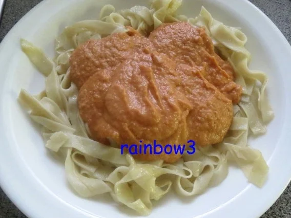 Kochen: Tagliatelle mit Gemüsesauce/-püree - Rezept