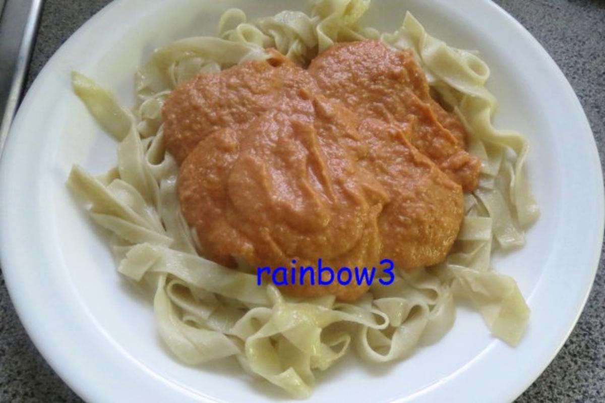 Bilder für Kochen: Tagliatelle mit Gemüsesauce/-püree - Rezept