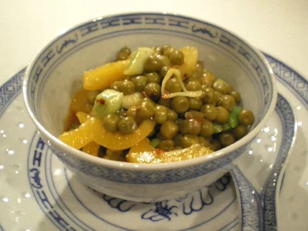 Scharfes chinesisches Erbsenschälchen - Rezept - Bild Nr. 2