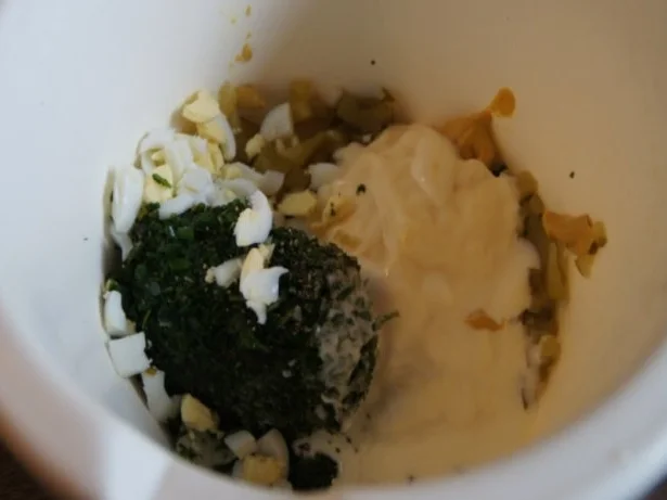 Wachteleier auf Frankfurter Grüne Soße mit gepellten Drillingen - Rezept - Bild Nr. 5