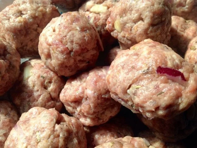 Rezept: Kartoffel-Porree-Apfelsuppe mit Hackbällchen Bild Nr. 8 Kartoffel-Porree-Apfelsuppe mit Hackbällchen - Rezept - Bild Nr. 8