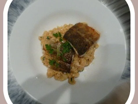 Schwarzwurzel-Risotto mit Skreifilet - Rezept - Bild Nr. 6