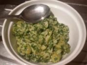 Spinatgericht mit Reis - Rezept