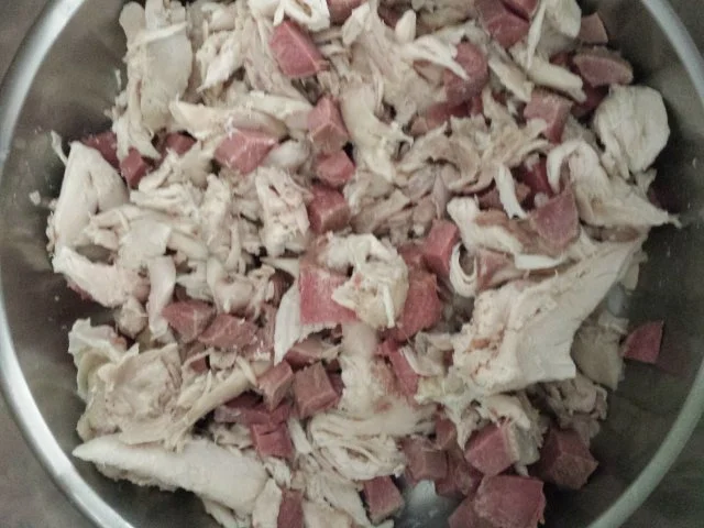 Explodiertes Huhn mit Zunge - Rezept - Bild Nr. 4