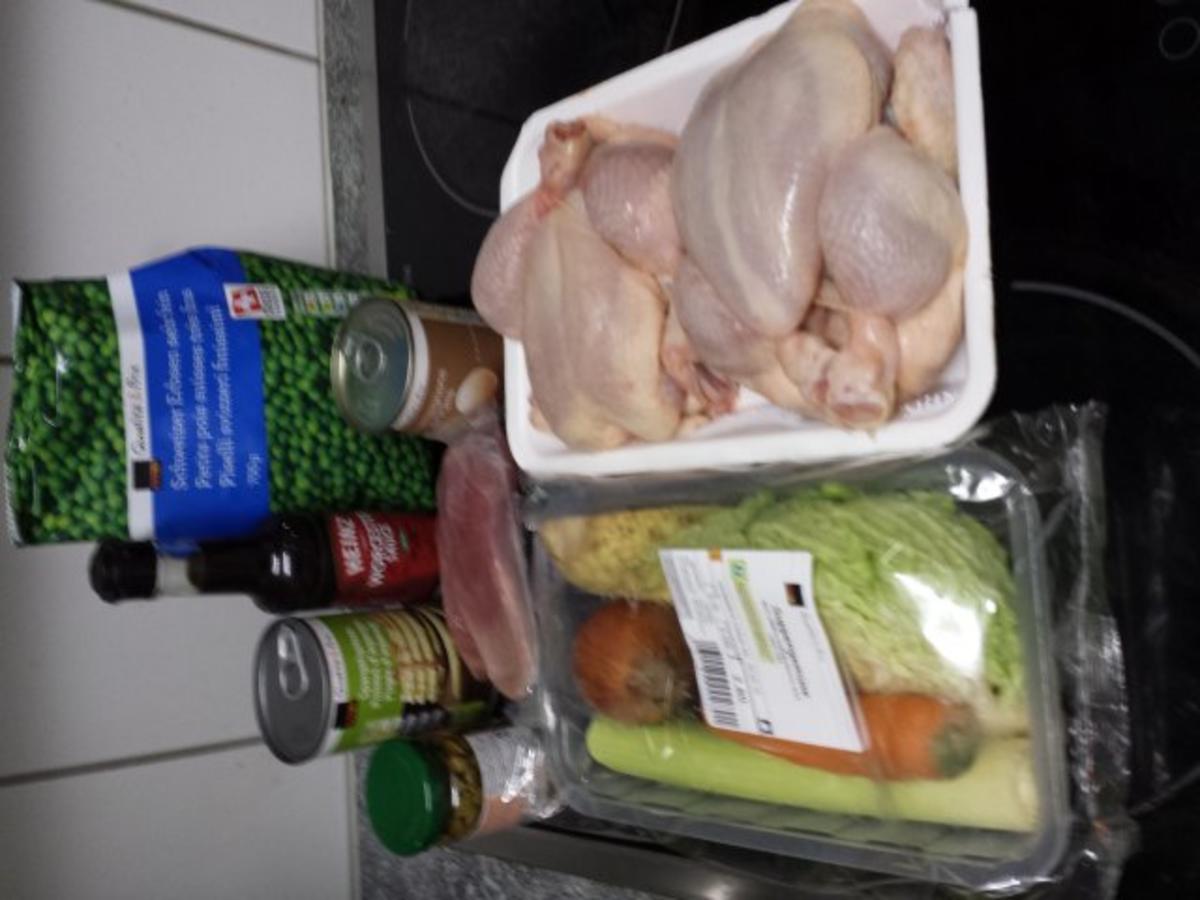 Explodiertes Huhn mit Zunge - Rezept - Bild Nr. 7