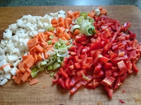 römertopf-risotto mit hähnchenkeule - Rezept - Bild Nr. 3