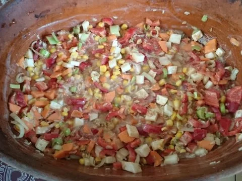 römertopf-risotto mit hähnchenkeule - Rezept - Bild Nr. 8