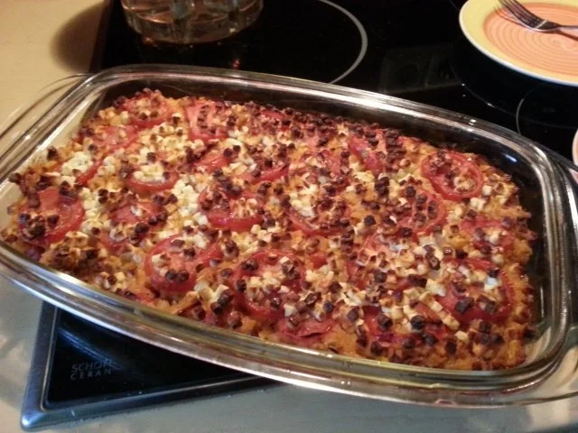 Mediterraner Reisauflauf - Rezept