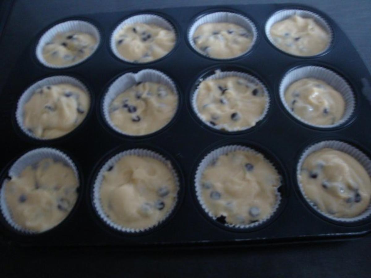 Muffins mit Schokotropfen - Rezept - Bild Nr. 6