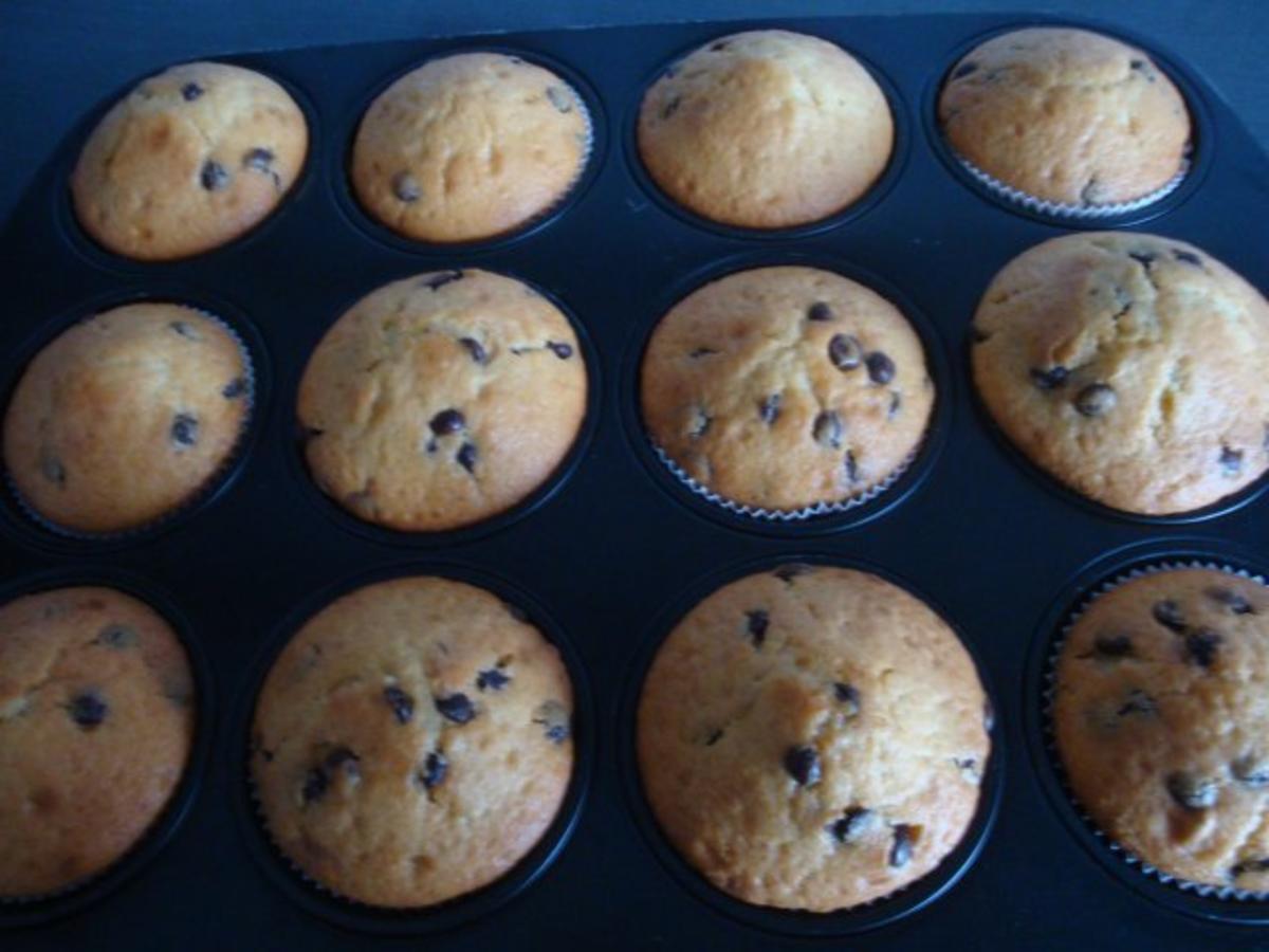 Muffins mit Schokotropfen - Rezept - Bild Nr. 7