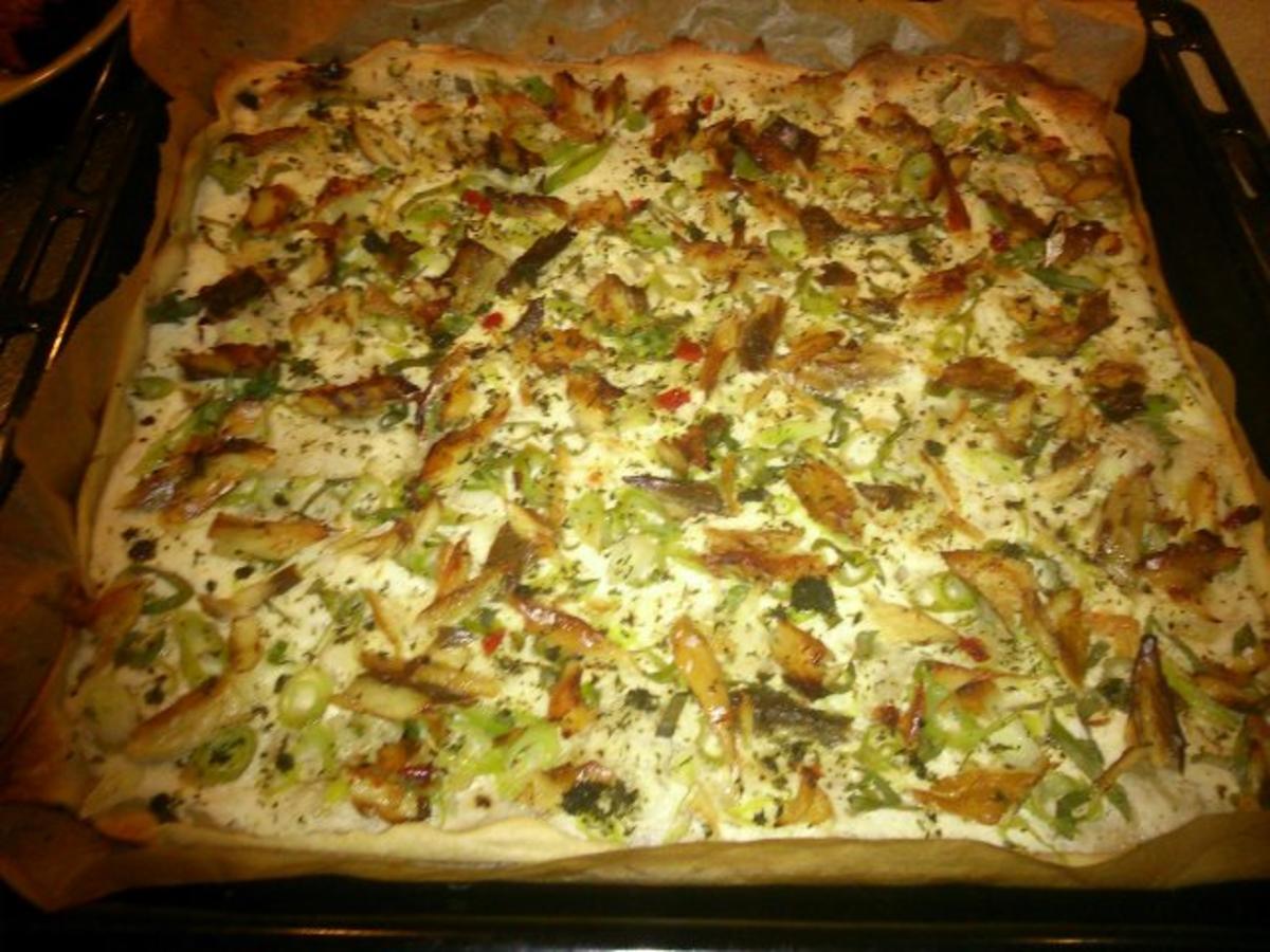 Makrelen-Flammkuchen - Rezept - Bild Nr. 6