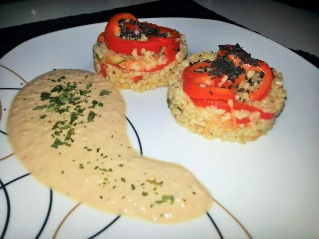 Knackiger Bulgursalat mit Thunfischdressing - Rezept - Bild Nr. 6