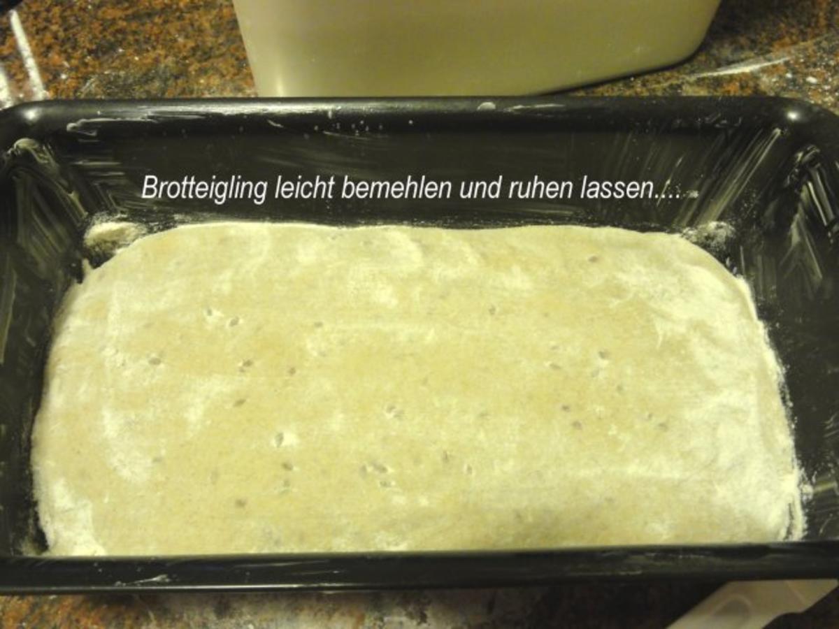 Brot:   KRUSTENBROT mit Leinsamen - Rezept - Bild Nr. 3