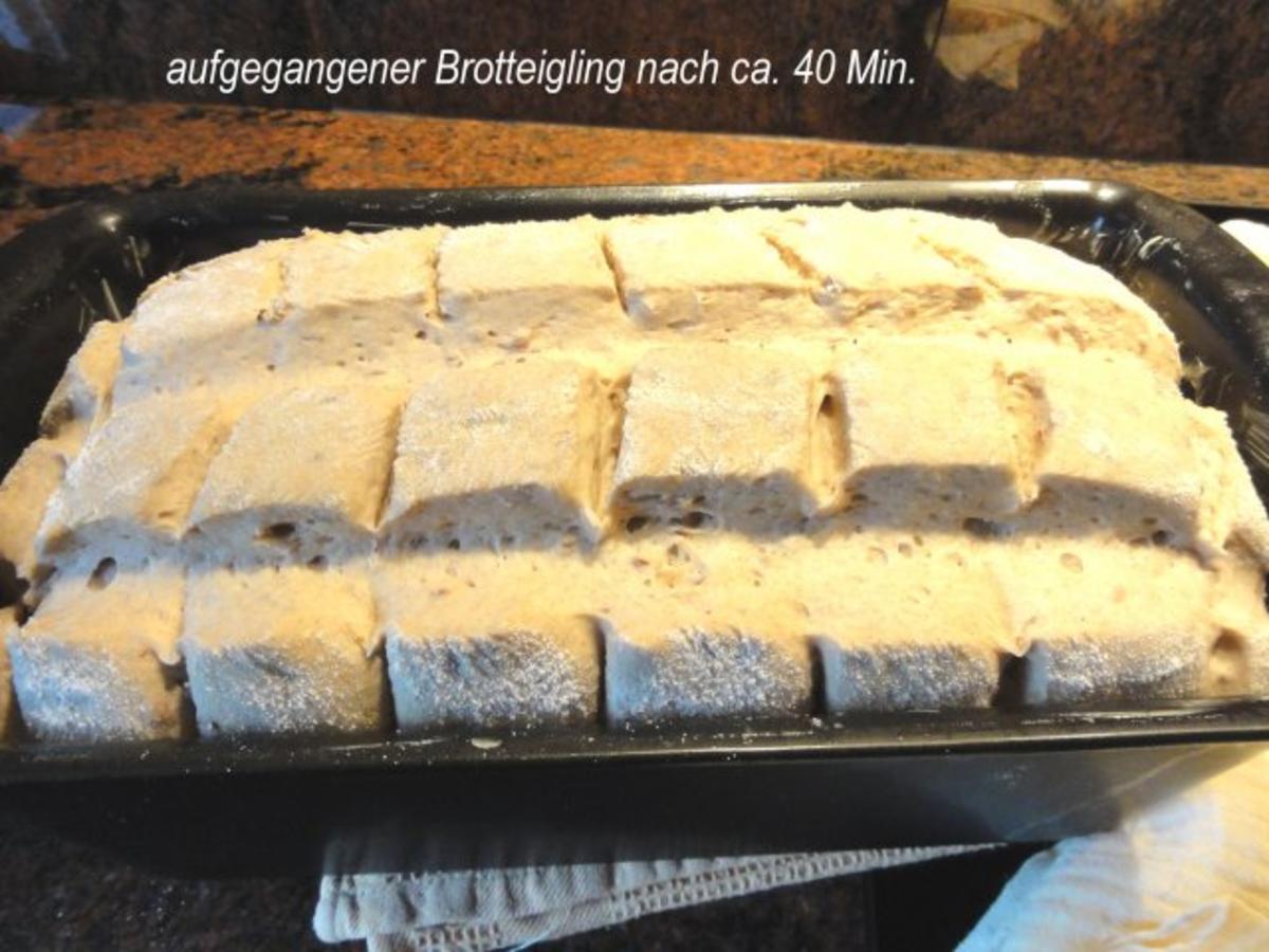 Brot:   KRUSTENBROT mit Leinsamen - Rezept - Bild Nr. 5